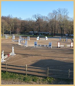 horse riding competition course
